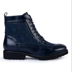 House of Bruar, Snow Paw UK, navy huntress boot Size US9 / UK7